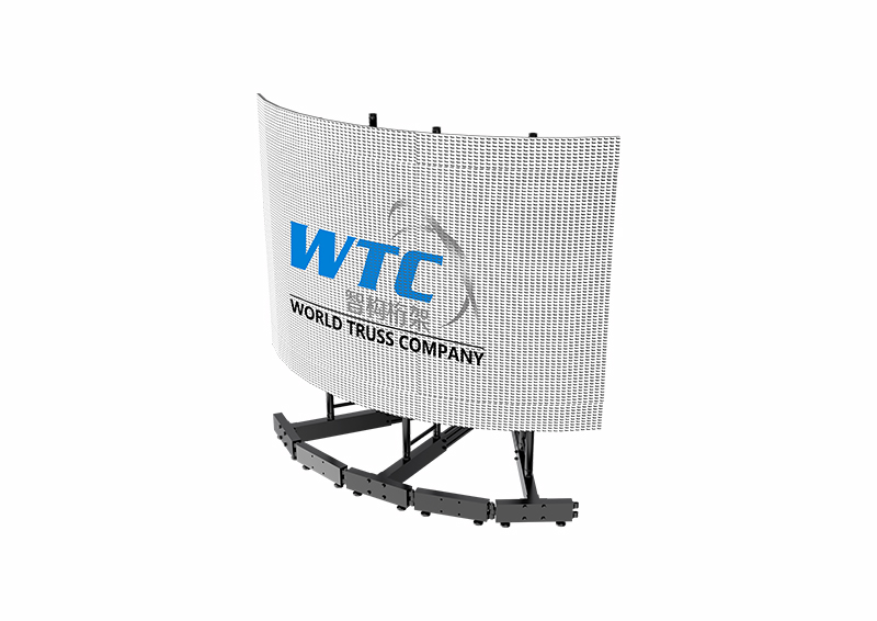 Curved LED Back Support Frame