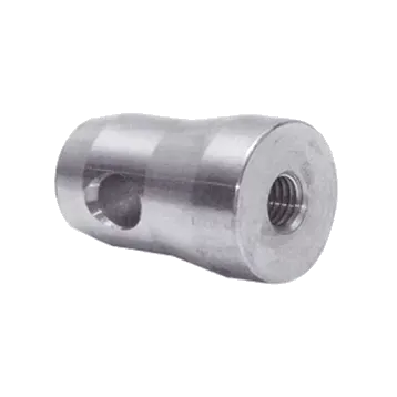 3013 Half Connector Male Alu+10mm Ofset with M12 Thread F31-HT44