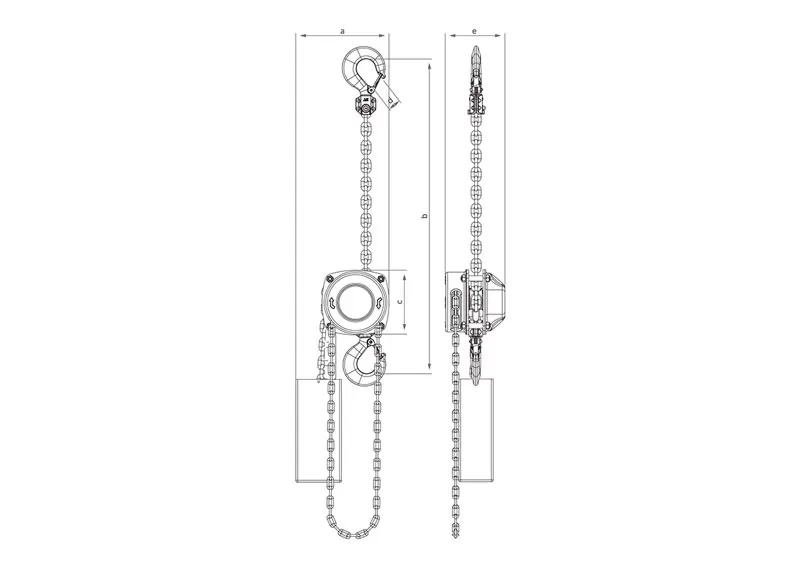 623 model hsz-a stage specific manual chain hoist in china