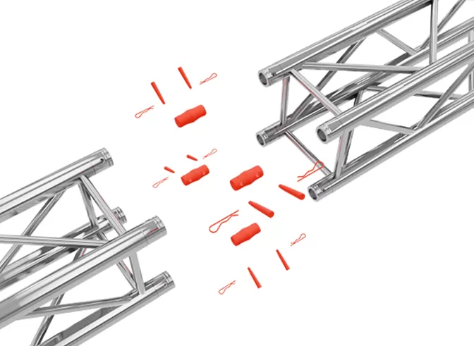 Durable & Weather-Resistant Square Truss Construction
