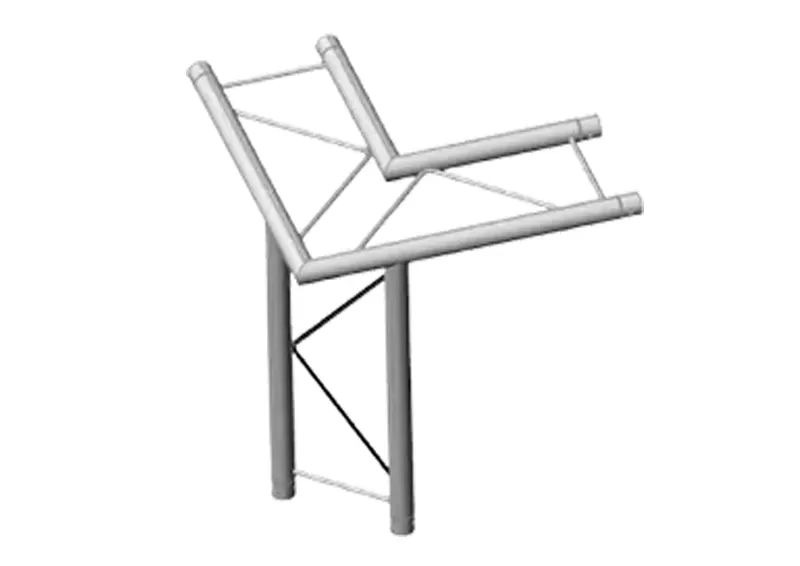 F22-C30-H 3-way 90°Corner Horizontal