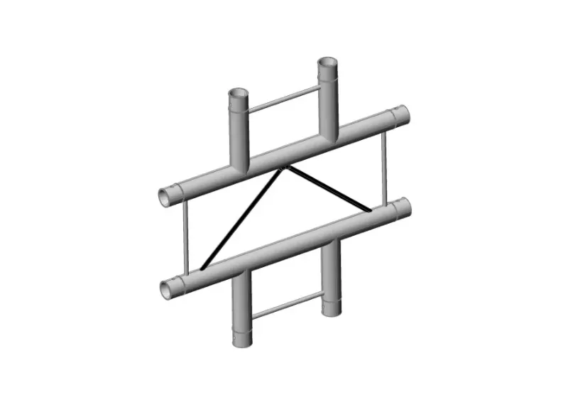 F22-C41-H 4-way Horizontal Cross Junction