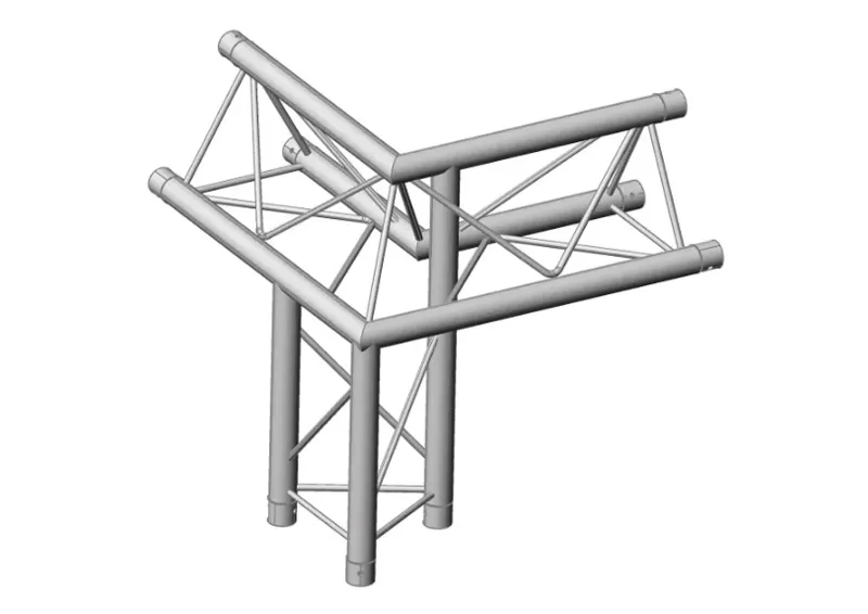 F23-C31 3-way 90° Corner Apex Up Right