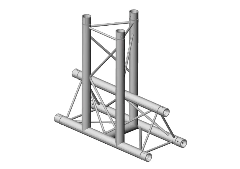 F23-T35 3-Way Vertical T-Junction Apex Down
