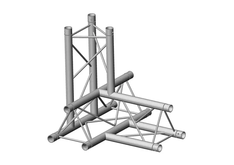 F23-T42 4-Way T-Junction Apex Down