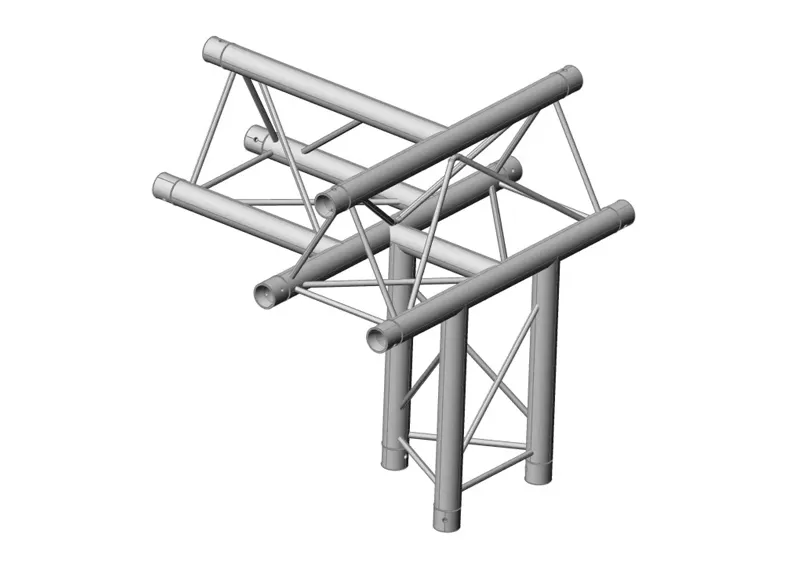 F23-T43 4-Way T-Junction Apex Up
