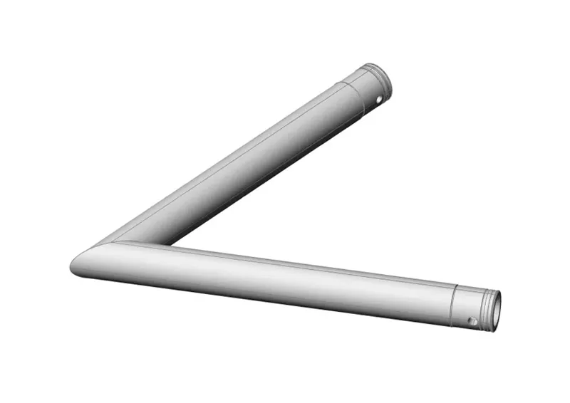 F31-C20 Single Tube Truss 1-Point Spigot Truss 2-Way 60° Corner