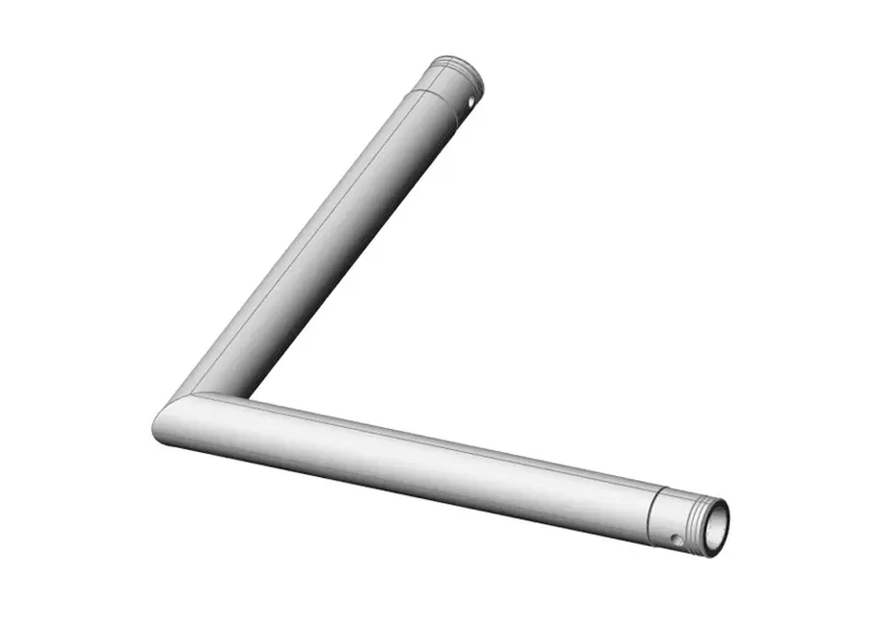 F31-C21 Single Tube Truss 1-Point Spigot Truss 2-Way 90° Corner
