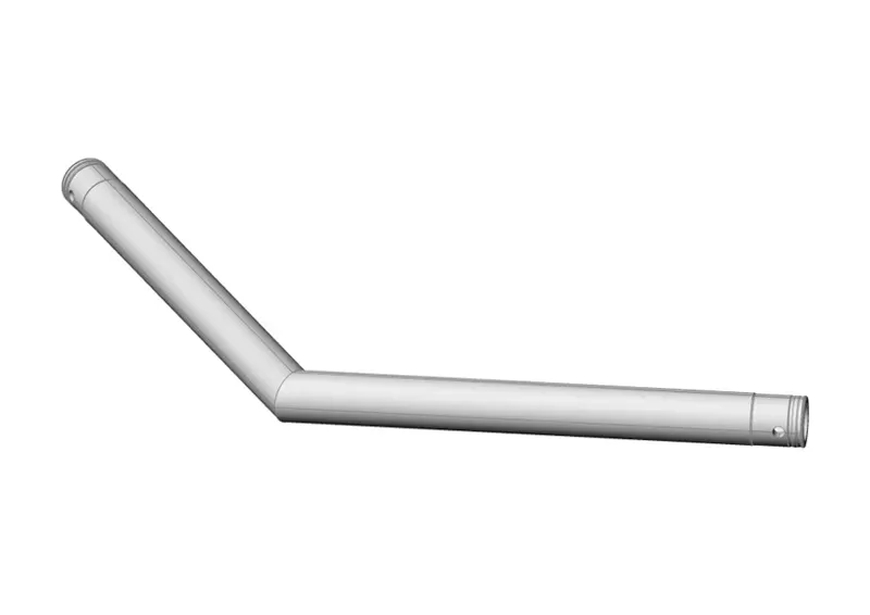 F31-C22 Single Tube Truss 1-Point Spigot Truss 2-Way 120° Corner