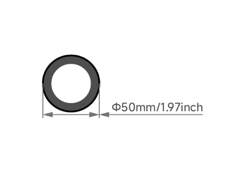 f31 single tube truss spigot truss series cross sectional view