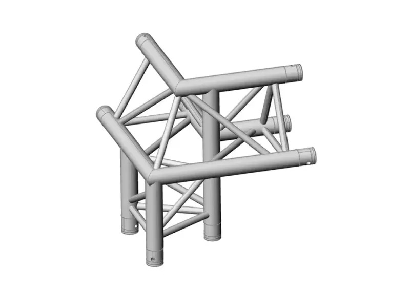 F33-C31 3-Way 90°corner Apex up Right