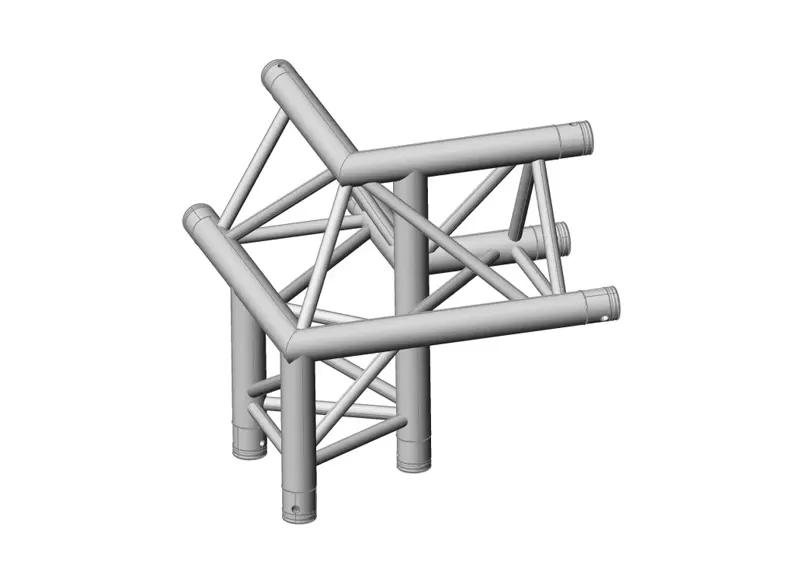 F33-C31 3-Way 90°corner Apex up Right