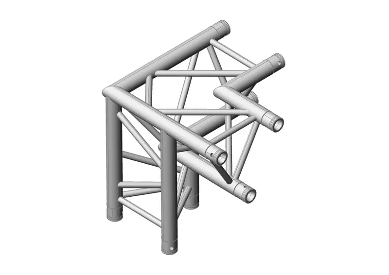 F33-C34 3-Way 90° Corner Apex down Left