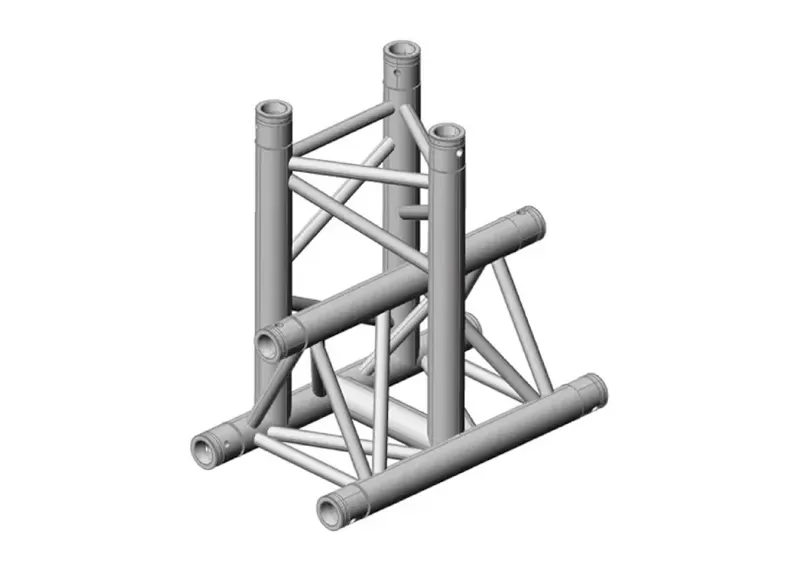 F33-T35 3-Way Vertical T-Junction Apex Down