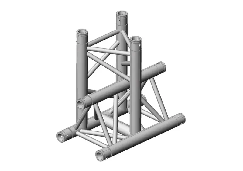 F33-T35 3-Way Vertical T-Junction Apex Down