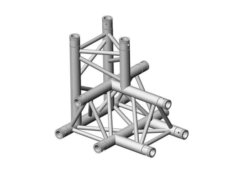 F33-T42 4-Way T-Junction Apex Down