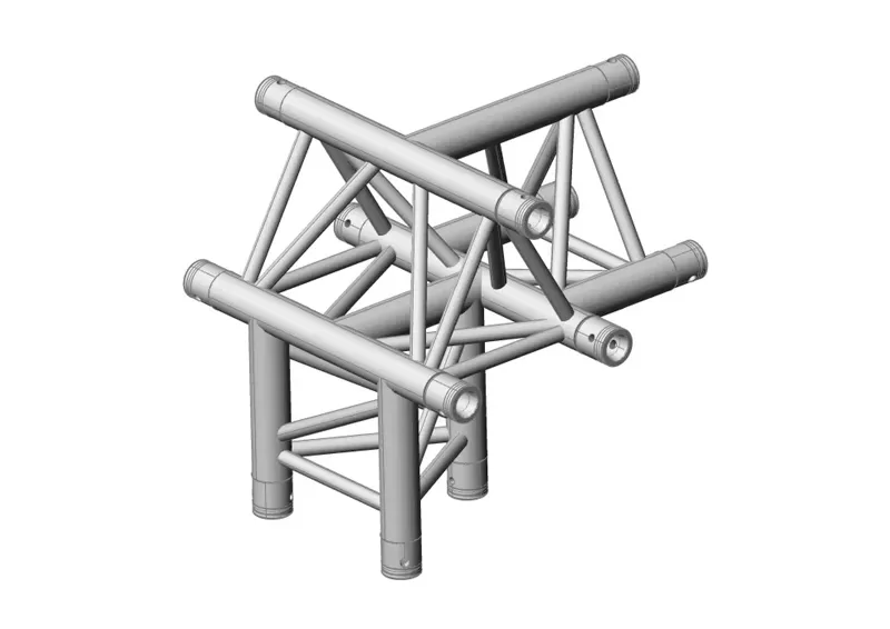 F33-T43 4-Way T-Junction Apex Up