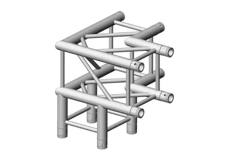F34-C30 3-Way 90° Corner