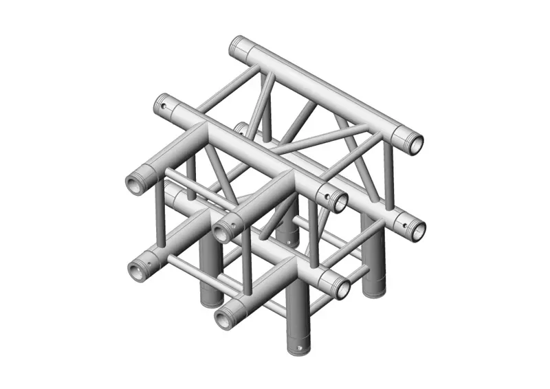 F34-T42 4-Way T-Junction