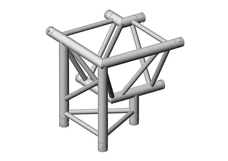 F43-C33 3-Way 90° Corner Apex down Right