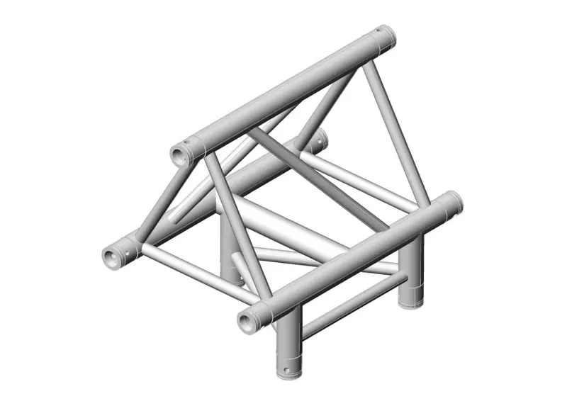 F43-T37 3-Way Vertical T-Junction Apex Up