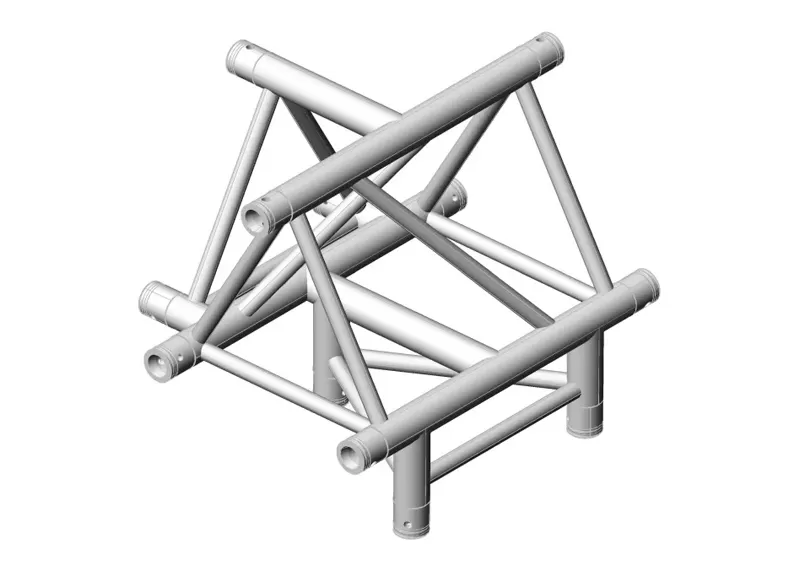 F43-T43 4-Way T-Junction Apex Up