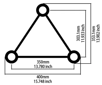 F43 TRIANGLE STRAIGHT SEGMENT