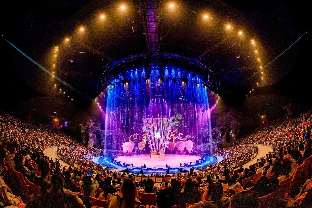 Golden Sea Fixtures Together with Chimelong International Circus Presented a Circus Feast Golden Sea Fixtures Together with Chimelong International Circus Presented a Circus Feast