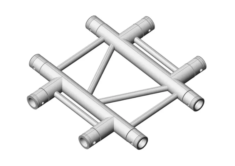 HT32-C41-H 4-way Horizontal Cross Junction