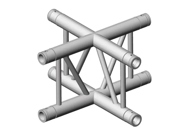 HT32-C41-V 4-way Horizontal Cross Junction