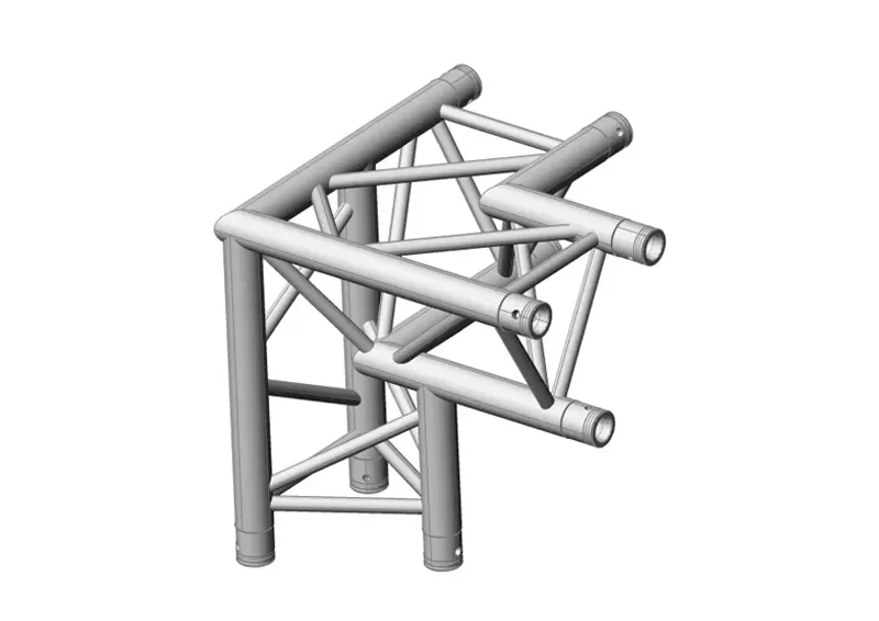 HT33-C33 3-Way 90° Corner Apex down Right