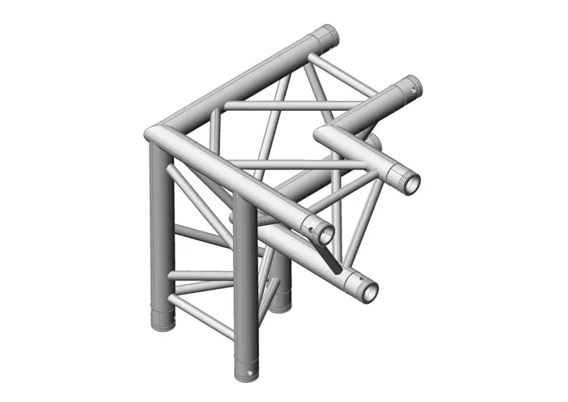 HT33-C34 3-Way 90° Corner Apex down Left