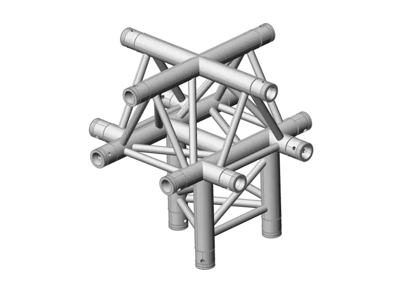 HT33-C52 5-Way Cross Junction Apex Up