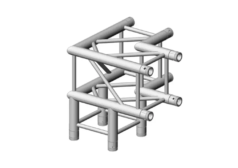 HT34-C30 3-Way 90° Corner