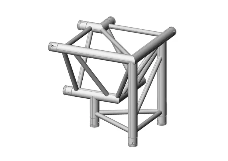 HT43-C34 3-Way 90° Corner Apex down Left