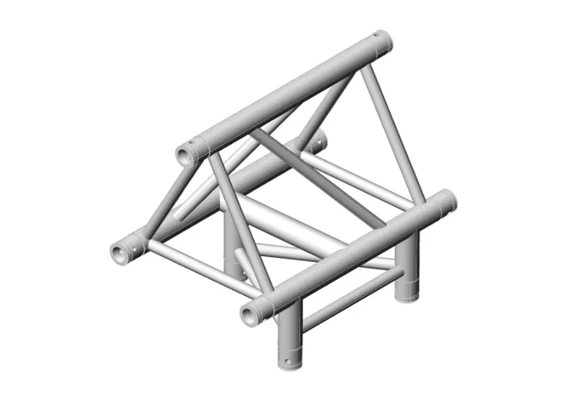 HT43-T37 3-Way Horizontal T-Junction Apex Up