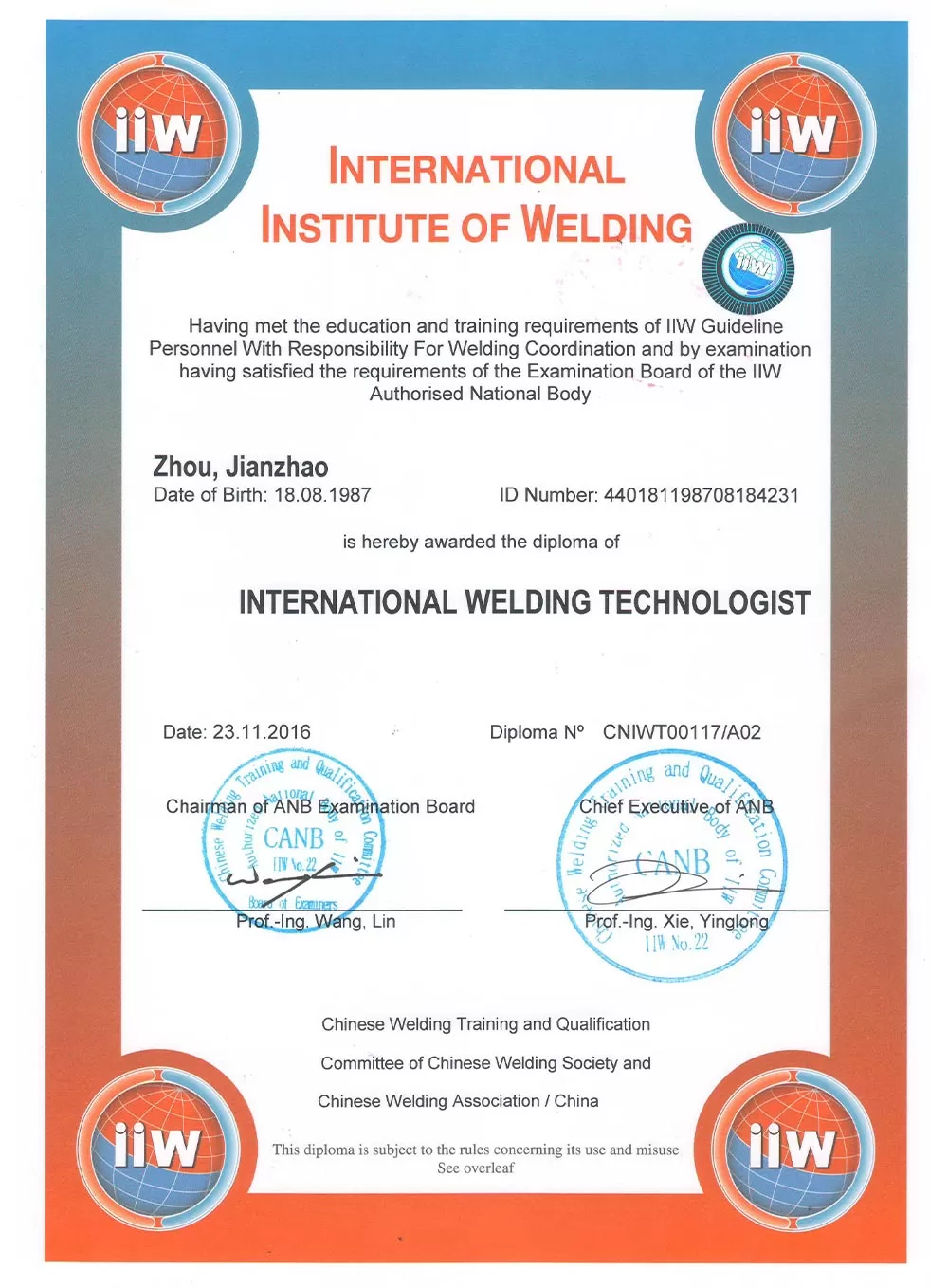 IWT International Welding Technician