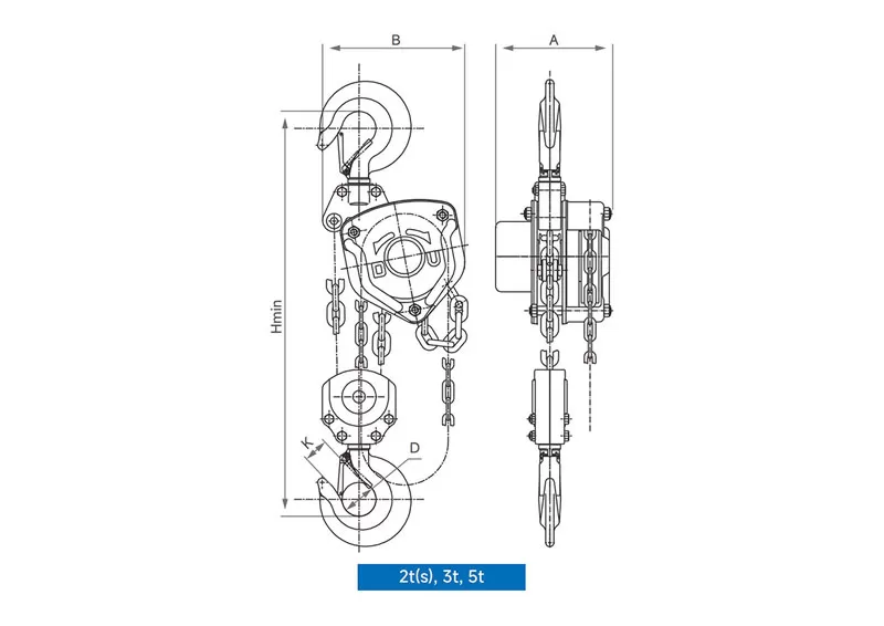 model hsz manual chain hoist d1 oem