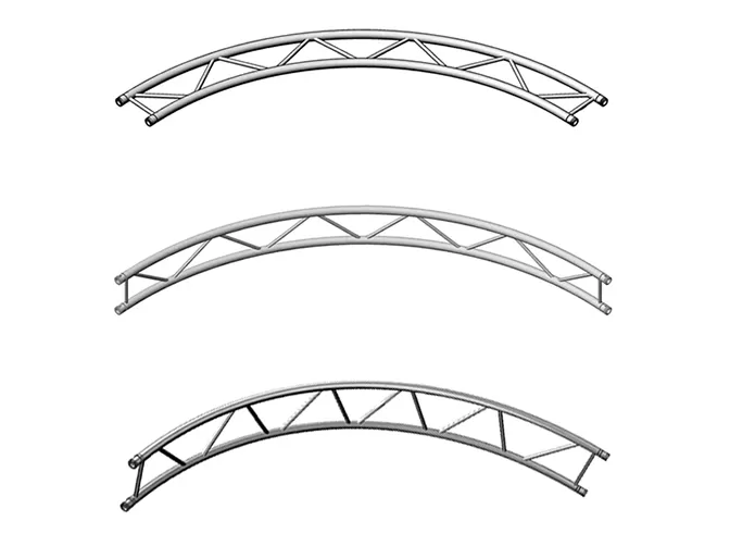Ultra-Versatile Configurations of Ladder Truss: From Straight Runs to Curved Truss Arches