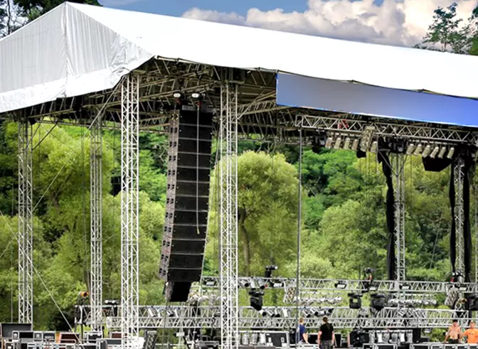 Weatherproofing Irregular Truss for Outdoor Use